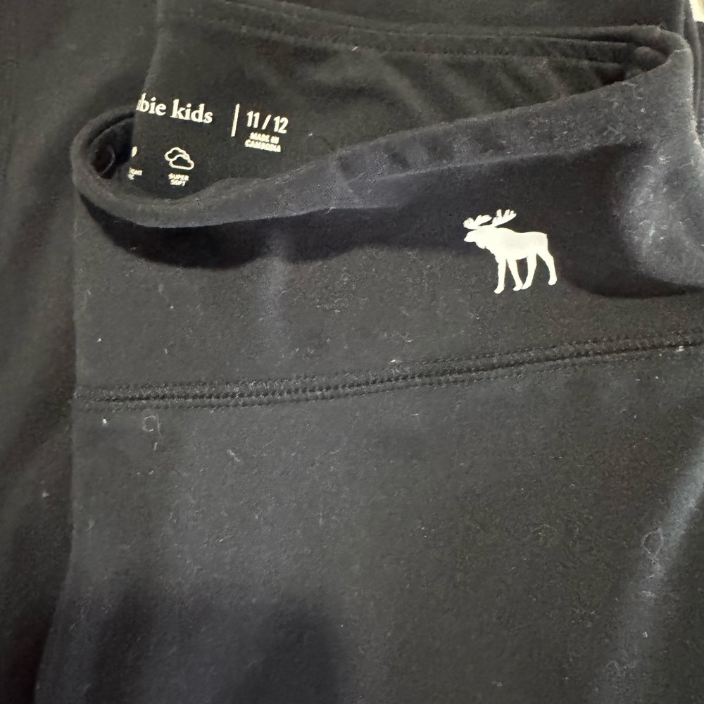 Abercrombie Kids Black flare leggings